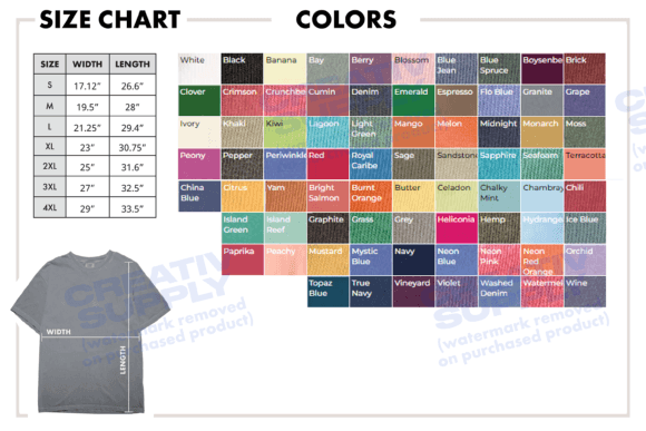 Comfort Colors 1717 Graphics for T-Shirts Review