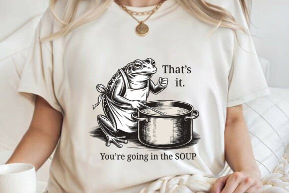 Funny Frog SVG Graphics for T-Shirt Designs