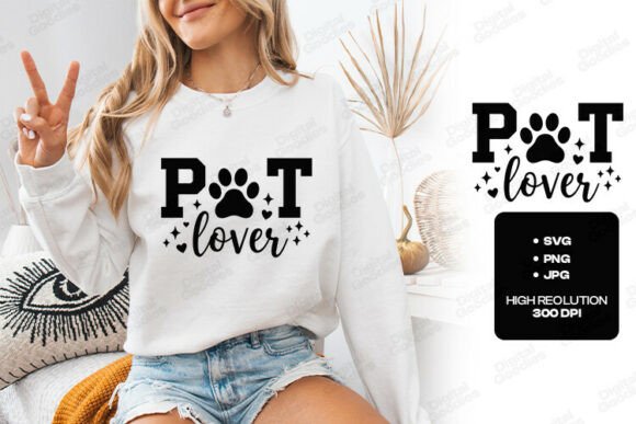 Pet Lover SVG PNG Design: Graphics for T-Shirt Designs