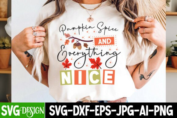 Pumpkin Spice SVG: Graphics for T-Shirt Designs