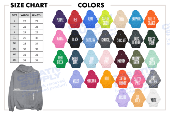 Reviewing Color Chart Gildan 18500 for Design Projects