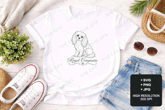 Royal Companion SVG: Graphics for T-Shirt Designs