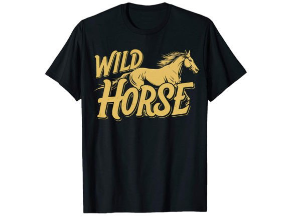 Wild Horse T-Shirt Design: Graphics Review